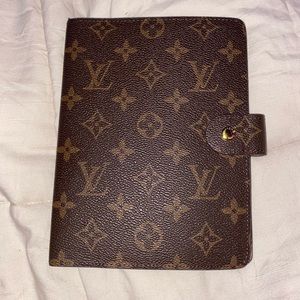 Louis Vuitton MEDIUM RING AGENDA COVER Monogram Canvas